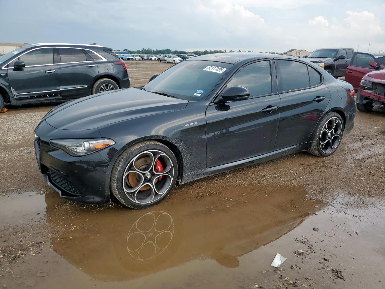 2023 Alfa Romeo Giulia Ti, VIN ZARFAMBN0P7666869 — Hail