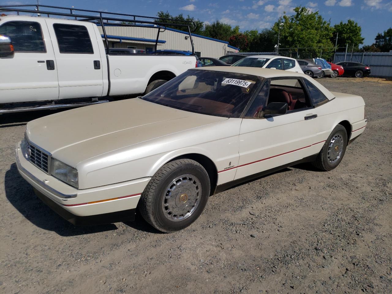 1989 Cadillac Allante, VIN 1G6VR3184KU103180 — Prior damage history
