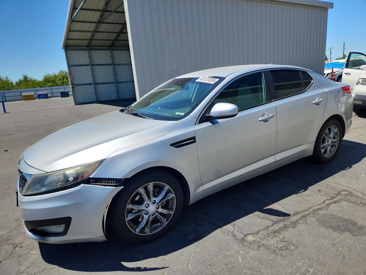 2012 Kia Optima EX, VIN 5XXGN4A78CG003072 — Перед
