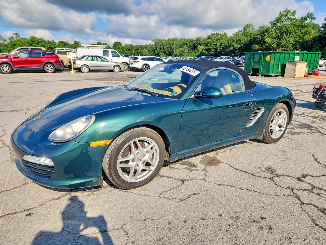 2011 Porsche 718 Boxster, VIN WP0CA2A80BS710601 — Front end