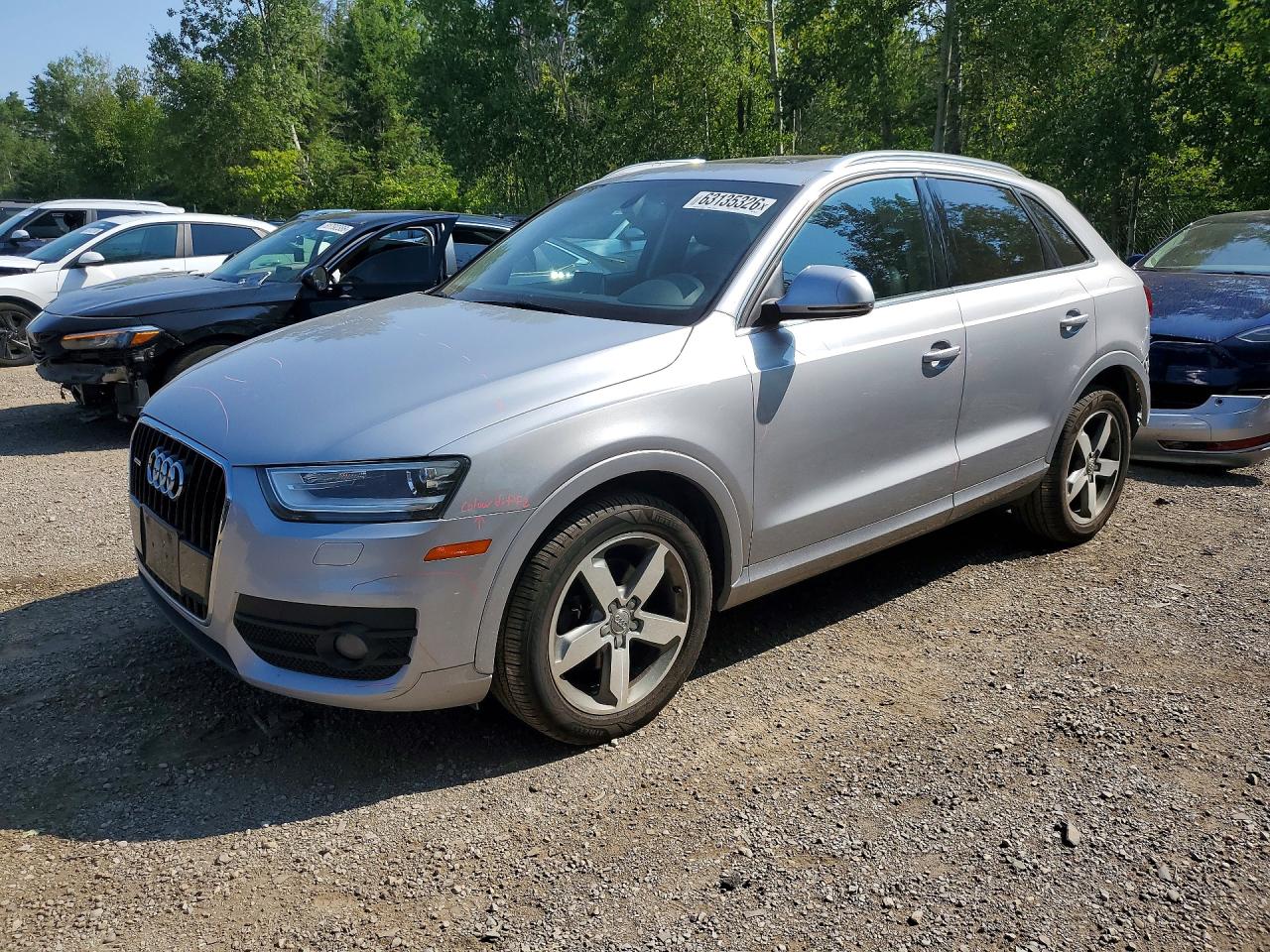 2015 Audi Q3, VIN WA1EFEFS0FR002677 — Rear end