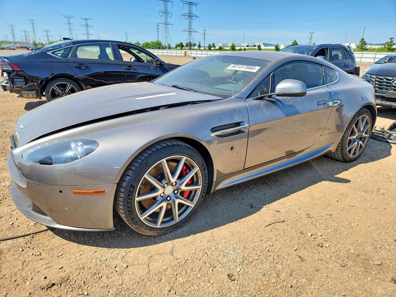 2013 Aston Martin Vantage, VIN SCFEKBAK5DGC17363 — Front end