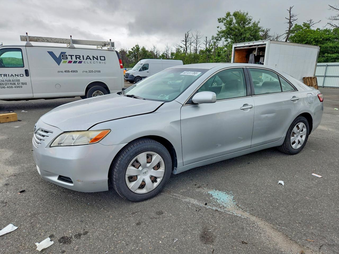 2007 Toyota Camry LE, VIN JTNBE46K373071529 — Вандализм