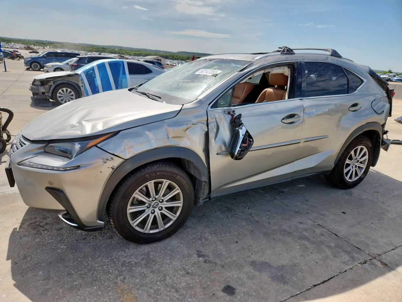 2018 Lexus NX 300, VIN JTJBARBZ3J2173147 — Rollover
