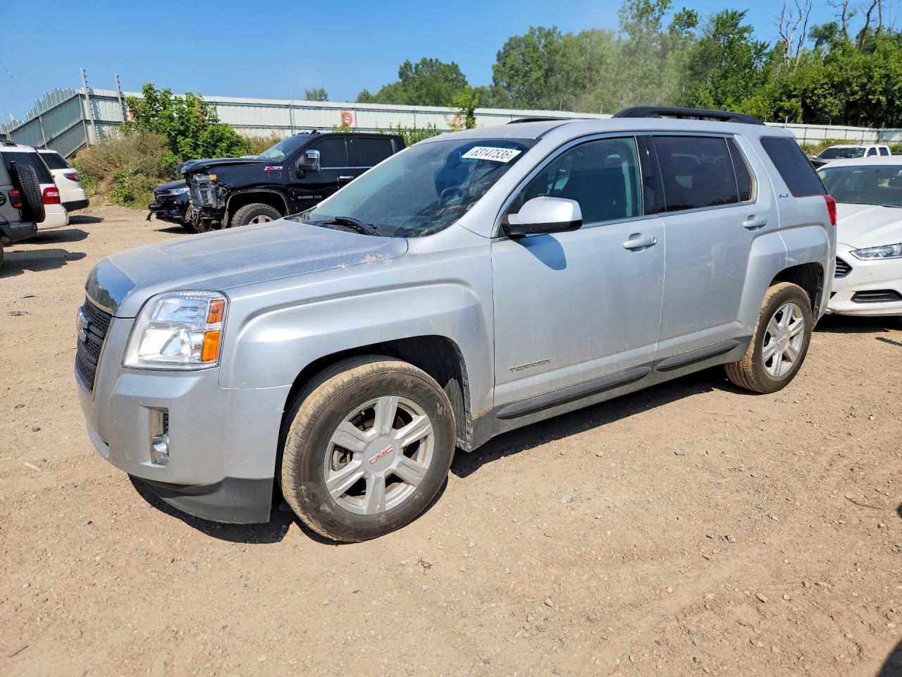 2014 GMC Terrain SLE, VIN 2GKALREKXE6270320 — Undercarriage