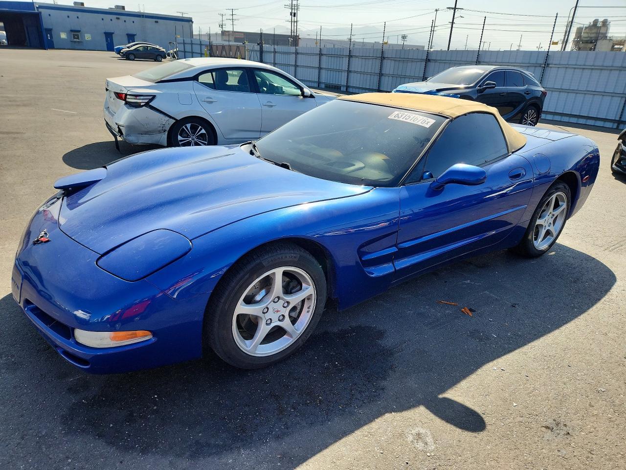 2002 Chevrolet Corvette, VIN 1G1YY32G825109361 — Front end