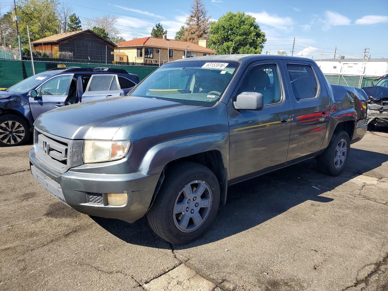 2010 Honda Ridgeline RTS, VIN 5FPYK1F44AB012465 — Rear end