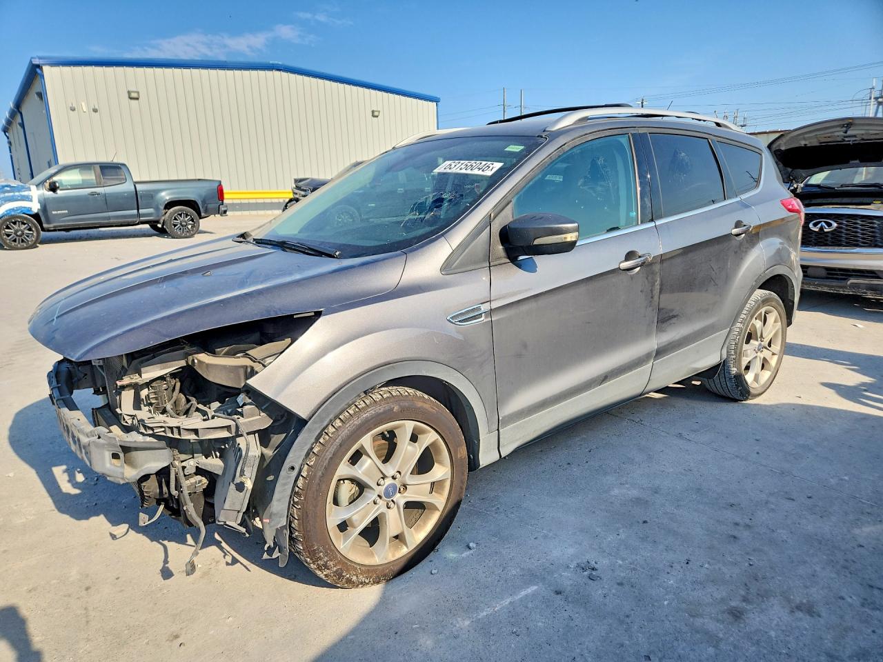 2014 Ford Escape Titanium, VIN 1FMCU0JX4EUB97473 — Front end