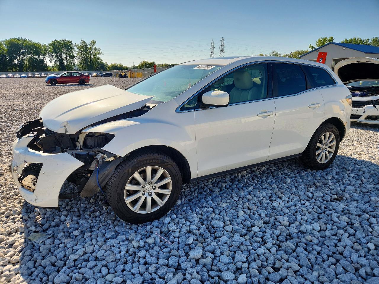 2012 Mazda CX-7 i Sport, VIN JM3ER2B57C0415716 — Front end