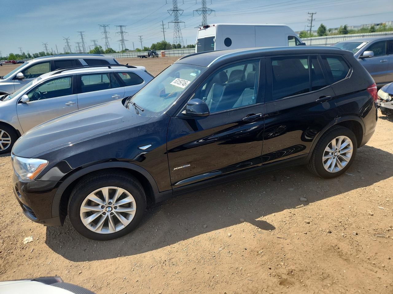 2017 BMW X3 xDrive28i, VIN 5UXWX9C36H0T23236 — Minor dents and scratches