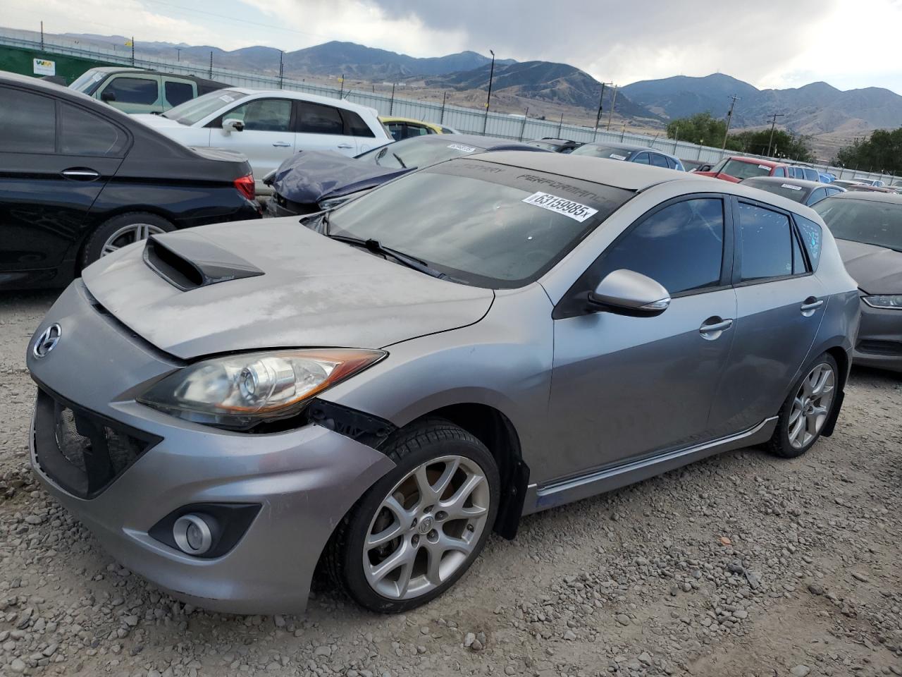 2011 Mazda 3 Mazdaspeed3 Sport, VIN JM1BL1K41B1404427 — Stripped