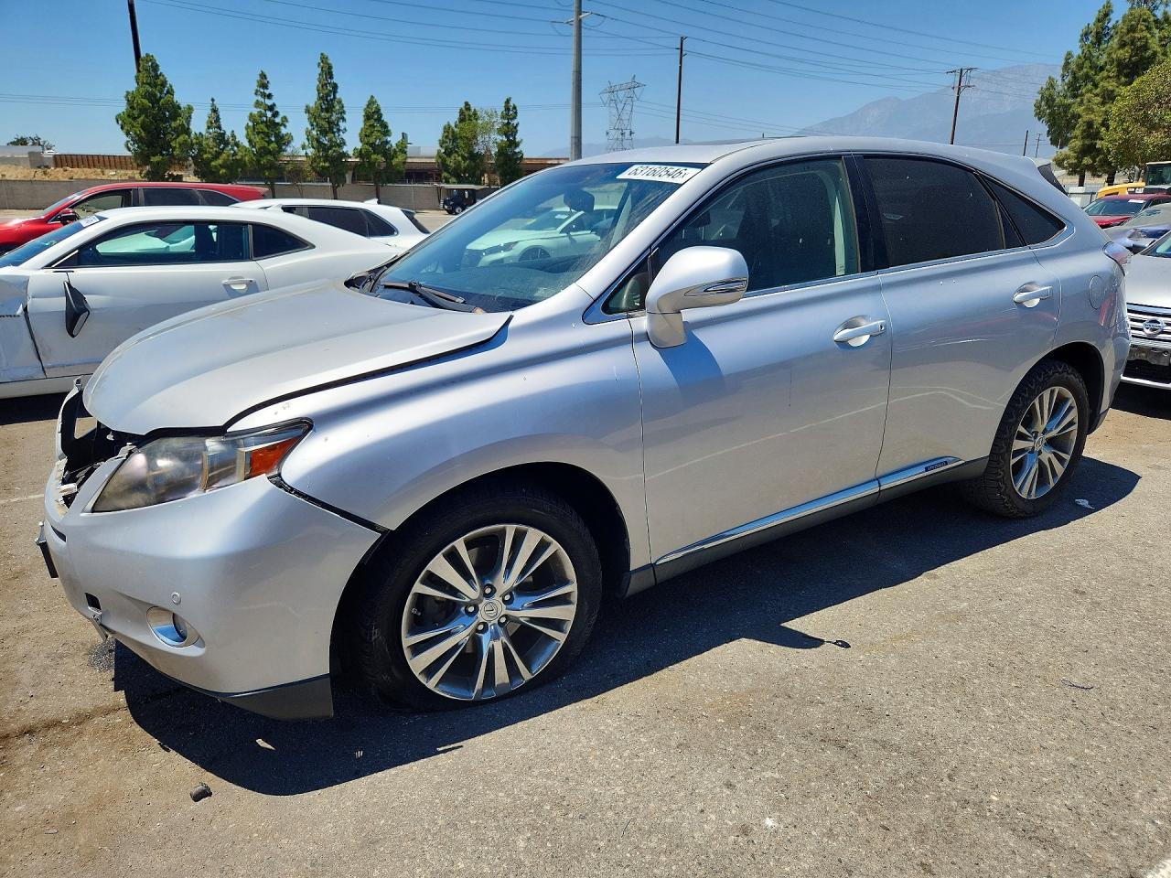 2011 Lexus RX 450h, VIN JTJZB1BA9B2004758 — Front end