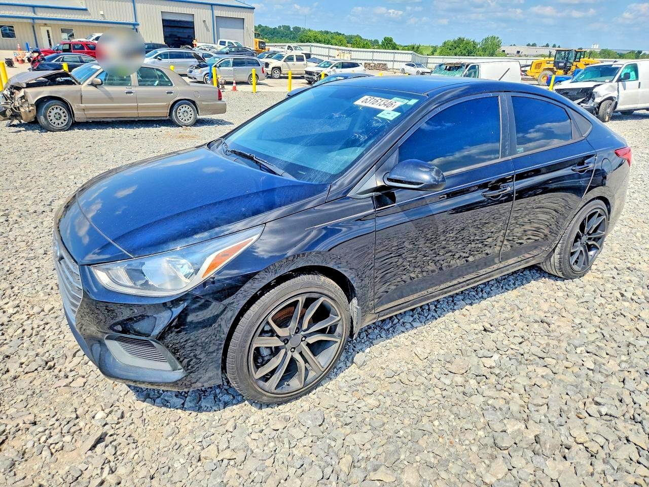 2022 Hyundai Accent SEL, VIN 3KPC24A67NE158268 — Front end