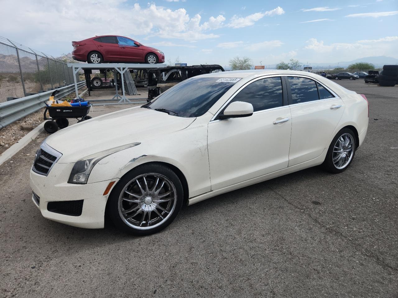 2014 Cadillac ATS Standard RWD, VIN 1G6AA5RA6E0176751 — Пожар в салоне