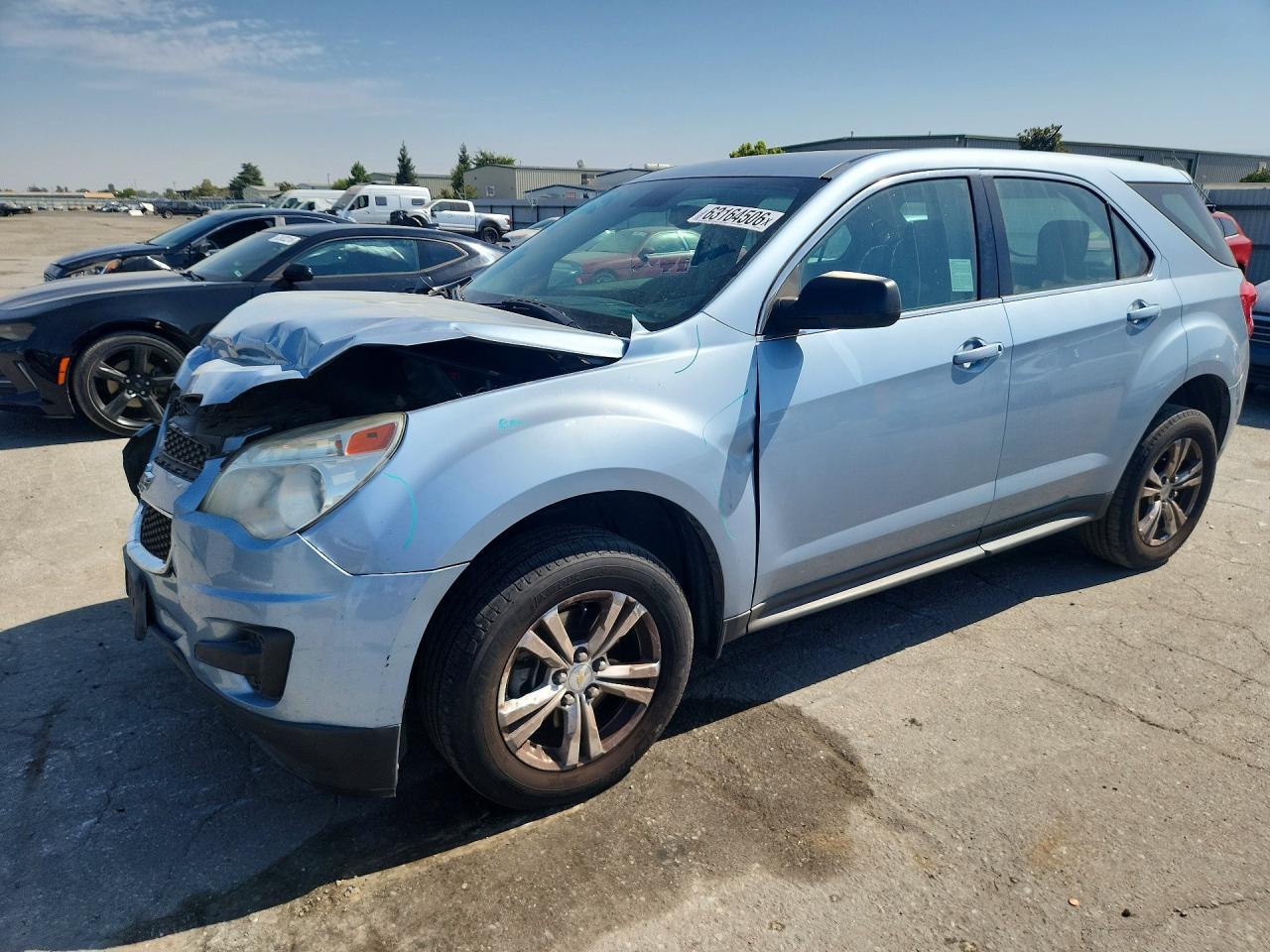 2015 Chevrolet Equinox LS, VIN 2GNALAEK8F6230100 — Front end