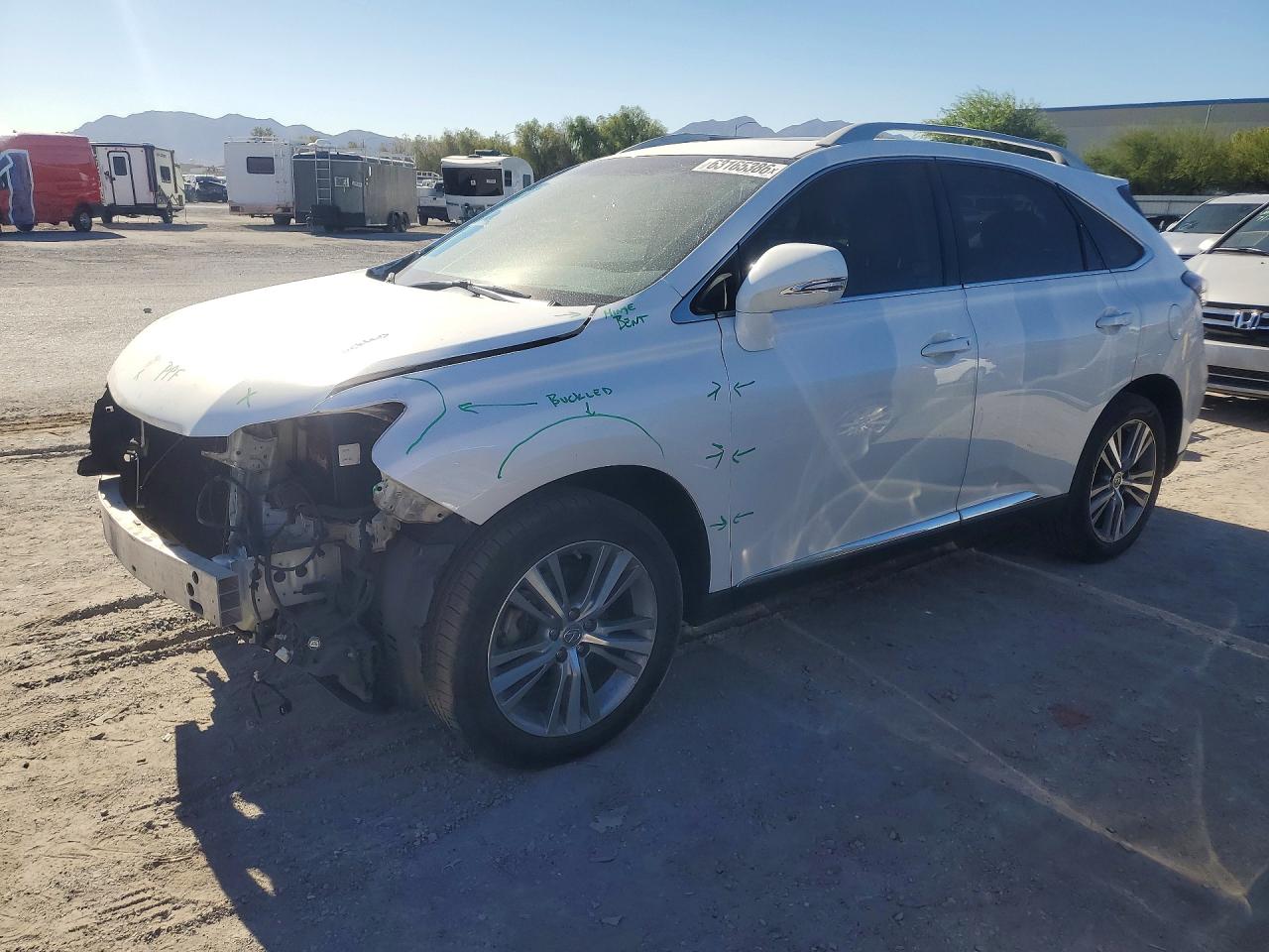 2015 Lexus RX 350, VIN 2T2ZK1BA9FC152320 — Перед