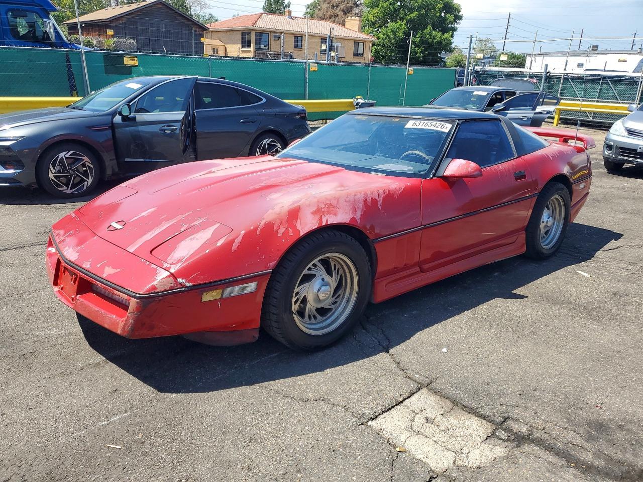 1987 Chevrolet Corvette, VIN 1G1YY2180H5112185 — Front end