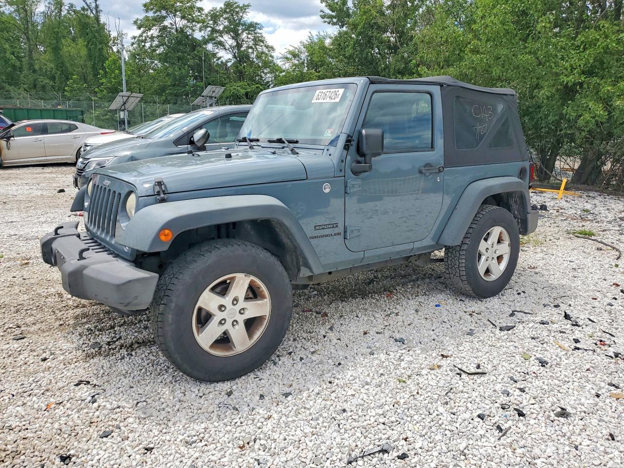 2014 Jeep Wrangler Sport, VIN 1C4AJWAG4EL107087 — Mechanical