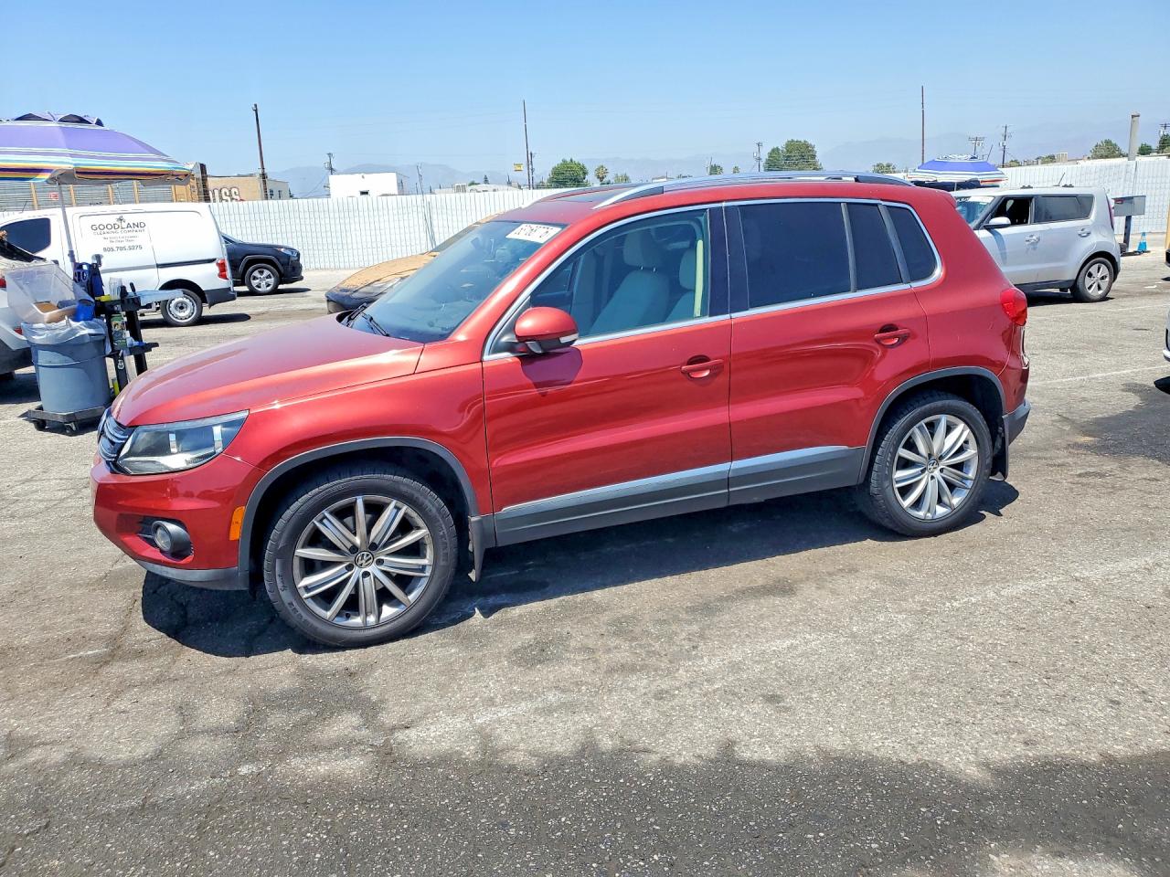 2012 Volkswagen Tiguan S, VIN WVGBV7AX2CW102668 — Vandalism