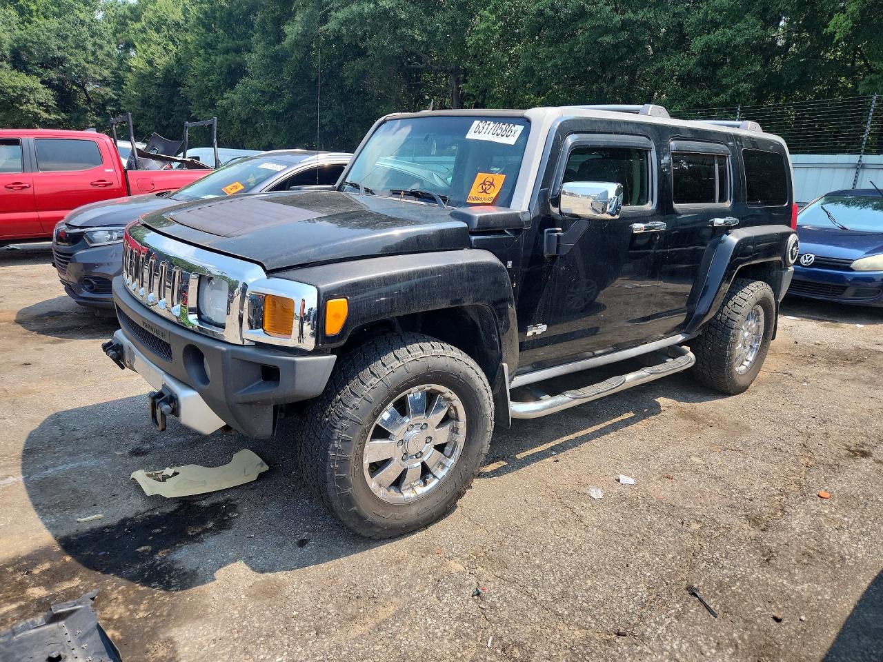 2009 Hummer H3 SUV, VIN 5GTEN13E898113271 — Undercarriage