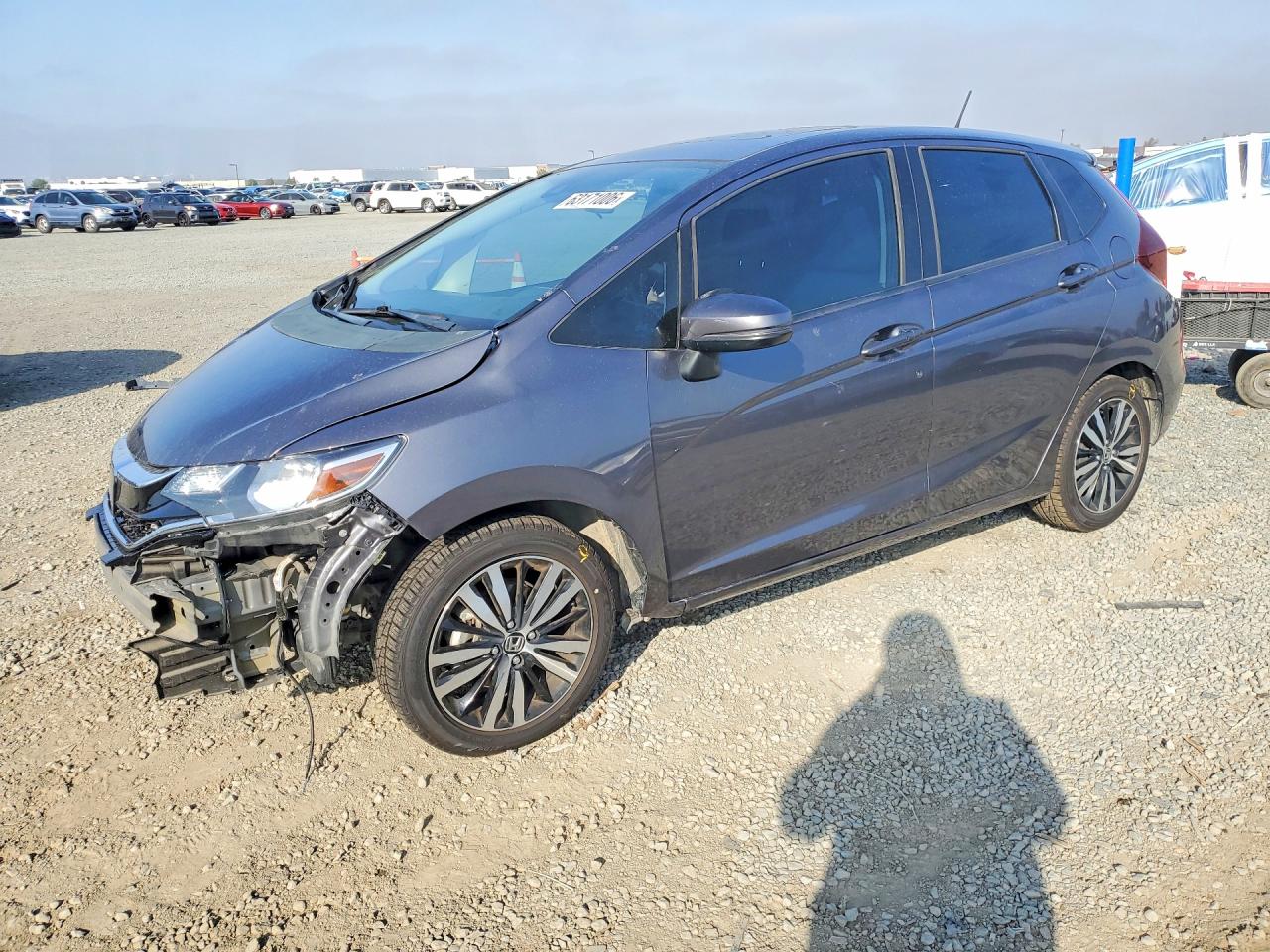 2019 Honda Fit EX, VIN 3HGGK5H86KM742033 — Перед