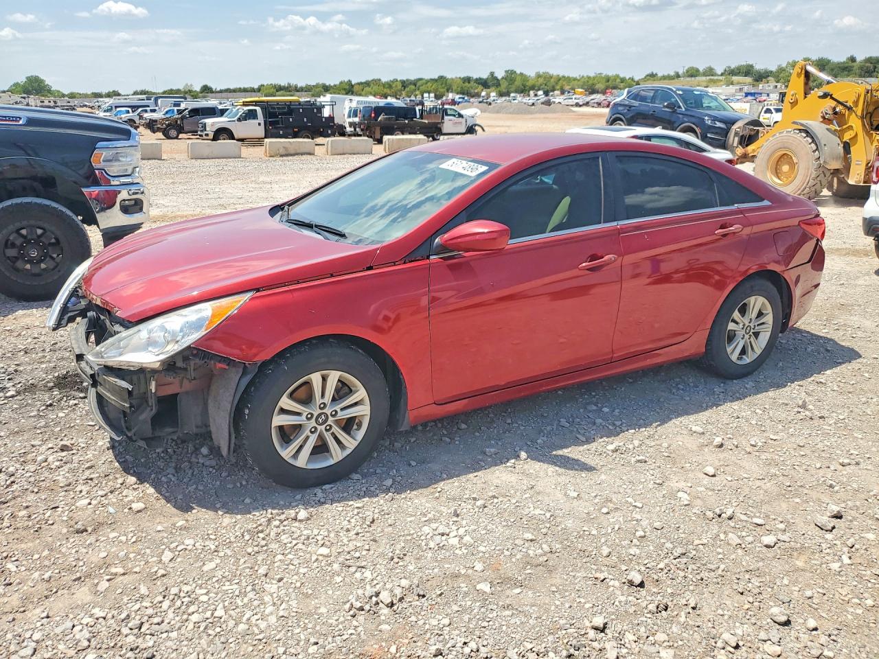 2012 Hyundai Sonata GLS, VIN 5NPEB4AC5CH364728 — Front end