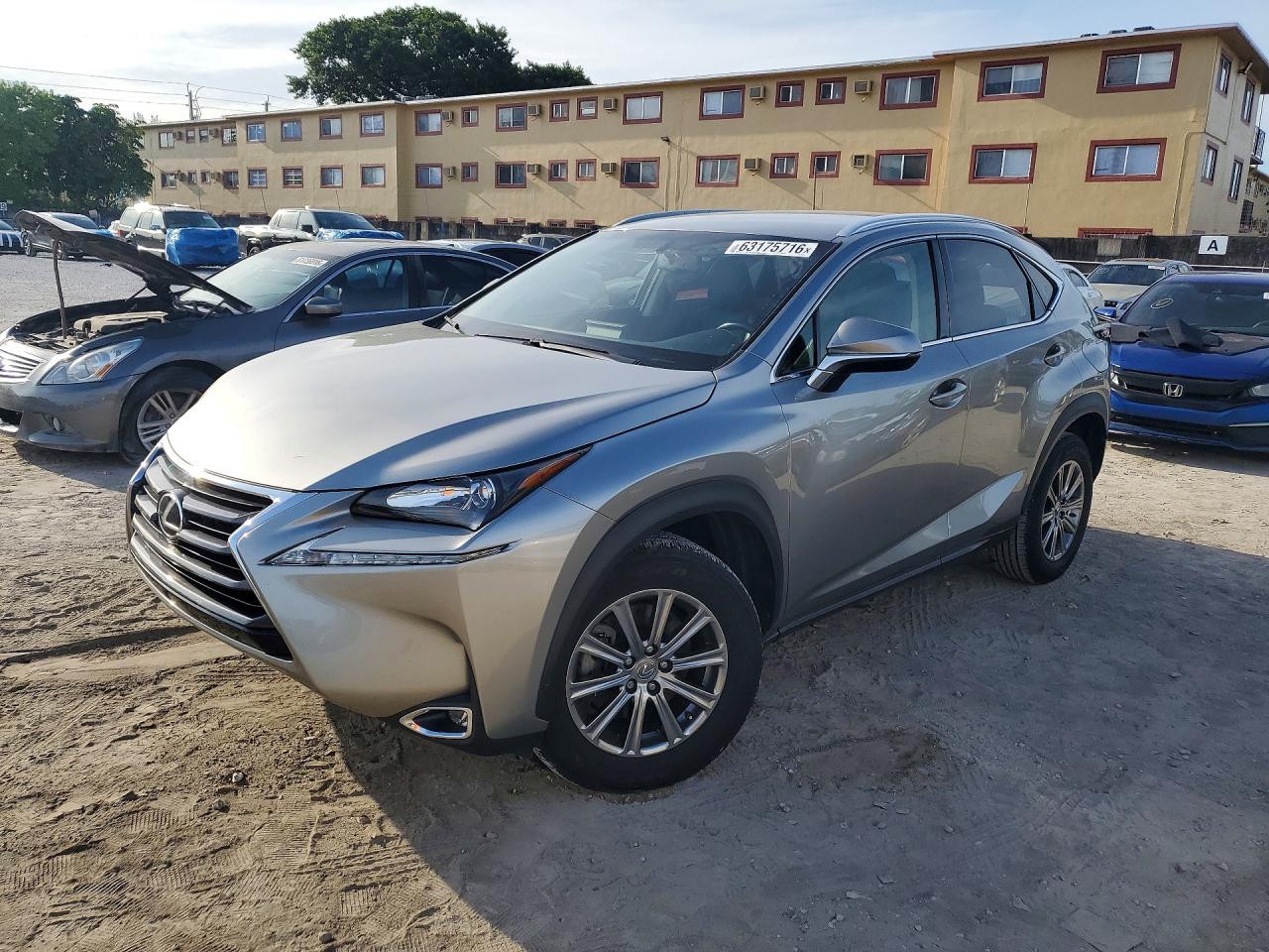 2017 Lexus NX 200t, VIN JTJYARBZ5H2052401 — Rear end