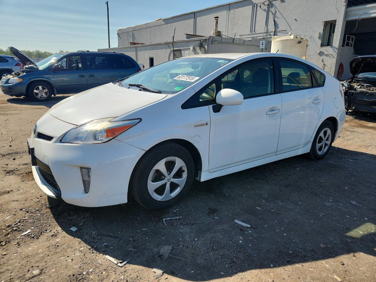 2014 Toyota Prius Four, VIN JTDKN3DU8E1814889 — Front end