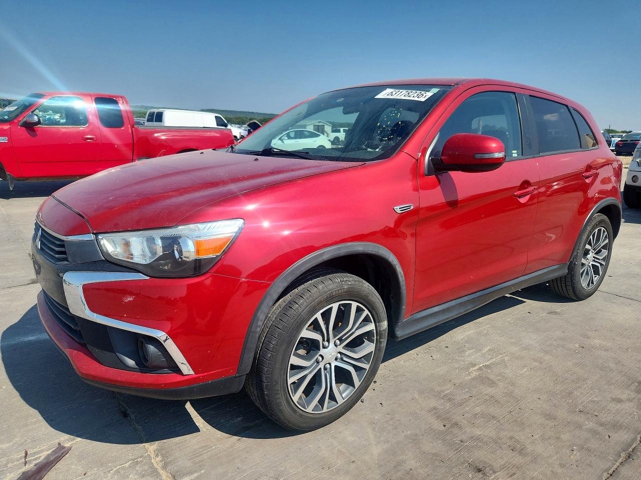 2016 Mitsubishi Outlander ES, VIN JA4AP3AU8GZ047974 — Rear end