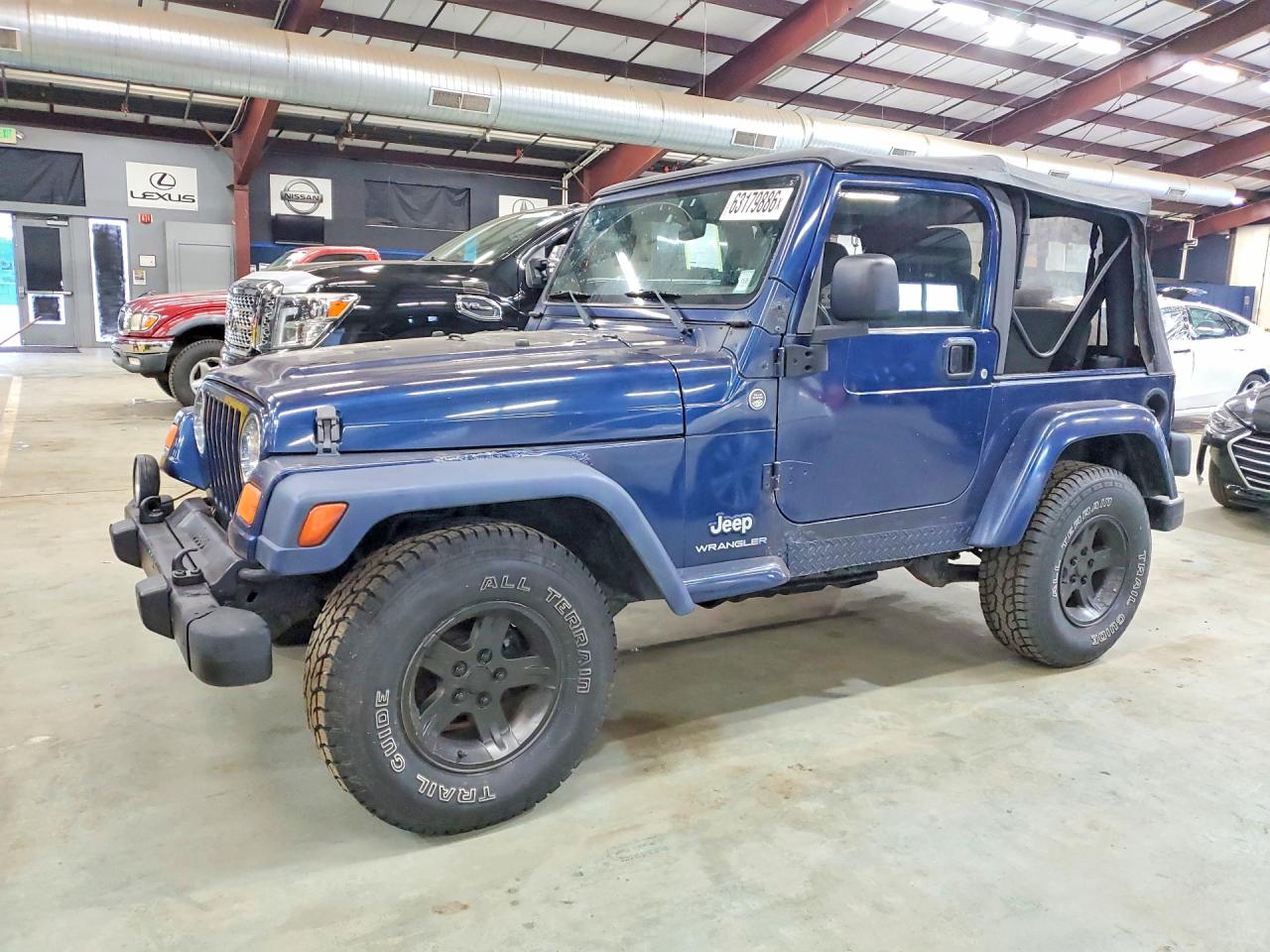 2005 Jeep Wrangler X, VIN 1J4FA39S45P370244 — Minor dents and scratches