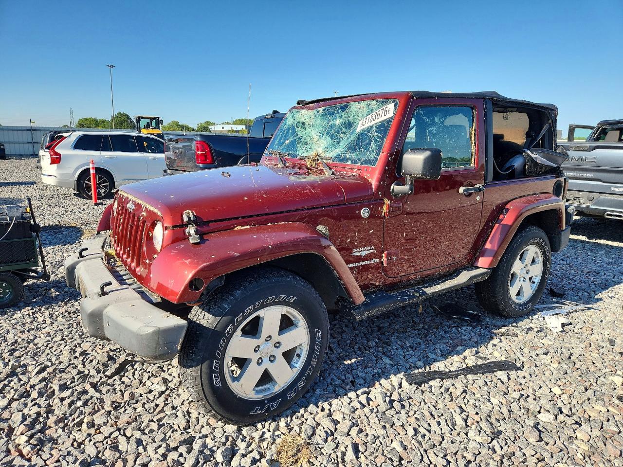 2007 Jeep Wrangler Sahara, VIN 1J4FA54137L127934 — Roof