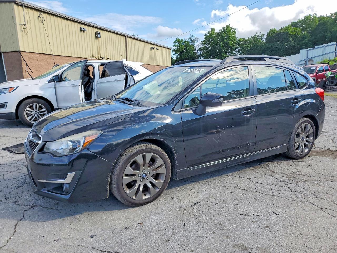 2016 Subaru Impreza Special Sports Premium, VIN JF1GPAP62GH214645 — Roof