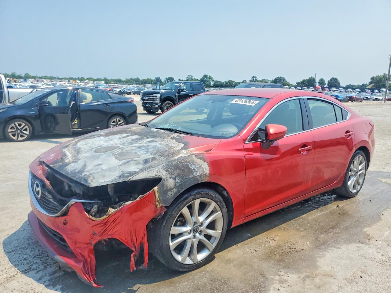 2014 Mazda 6 i Touring, VIN JM1GJ1V68E1140927 — Burn