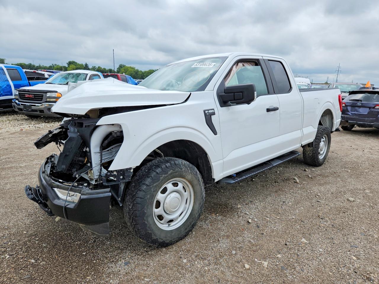 2022 Ford F-150 XL, VIN 1FTFX1E57NFB81019 — Front end