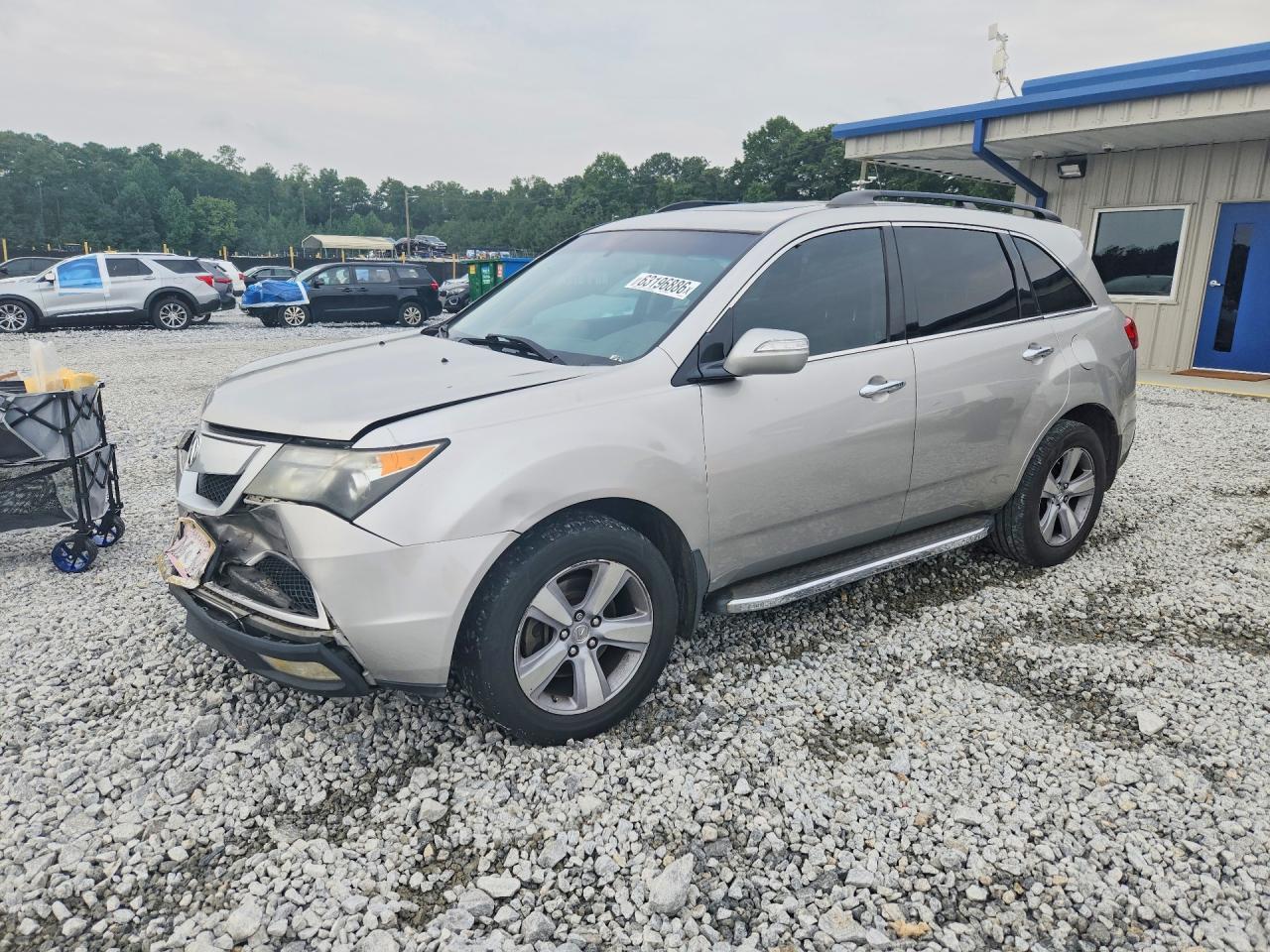 2011 Acura MDX Technology, VIN 2HNYD2H67BH549070 — Front end