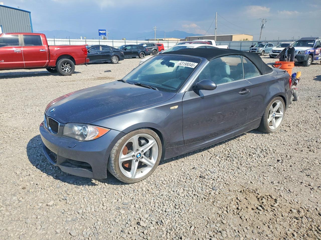 2008 BMW 1 Series 135i, VIN WBAUN93588VF55615 — Rear end