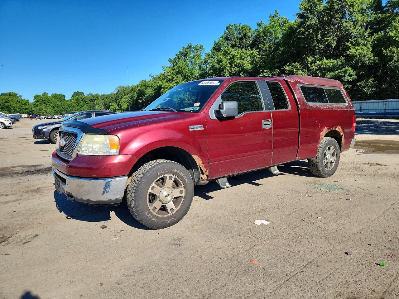 2006 Ford F-150 XLT, VIN 1FTPX14506FA84509 — Frame damage