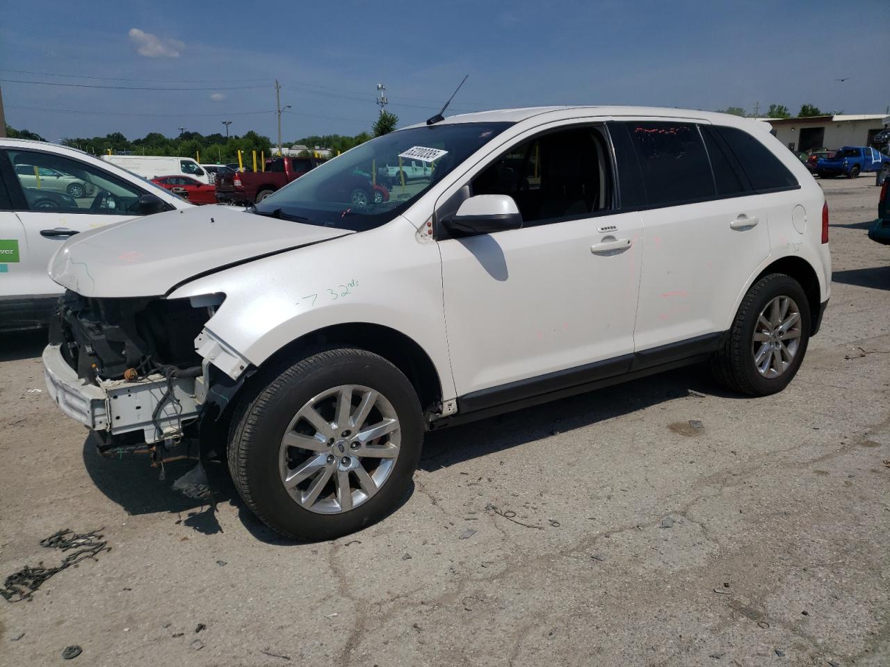 2013 Ford Edge SEL, VIN 2FMDK3JC0DBA73178 — Front end