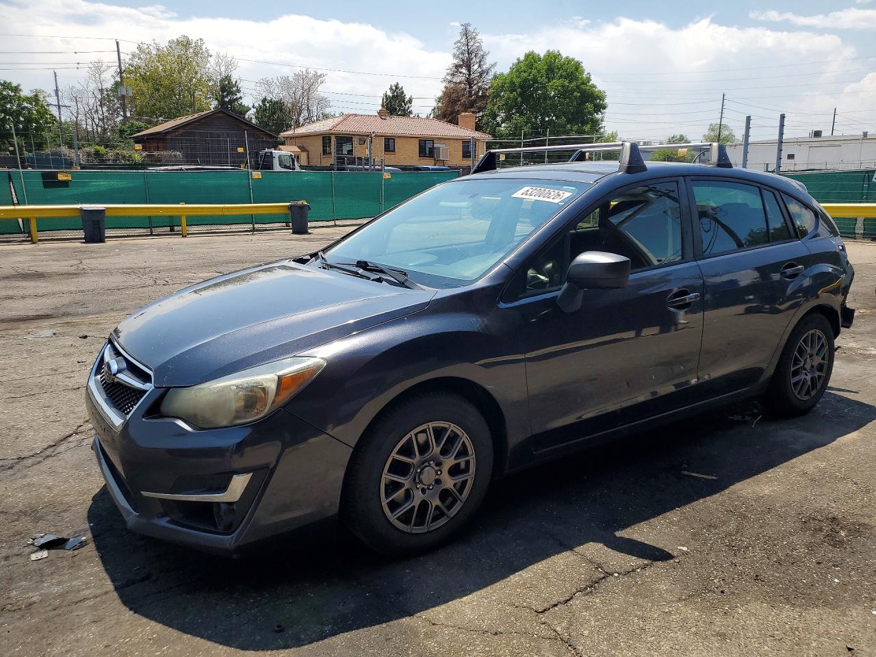 2015 Subaru Impreza 2.0i, VIN JF1GPAA66F9312210 — Rear end