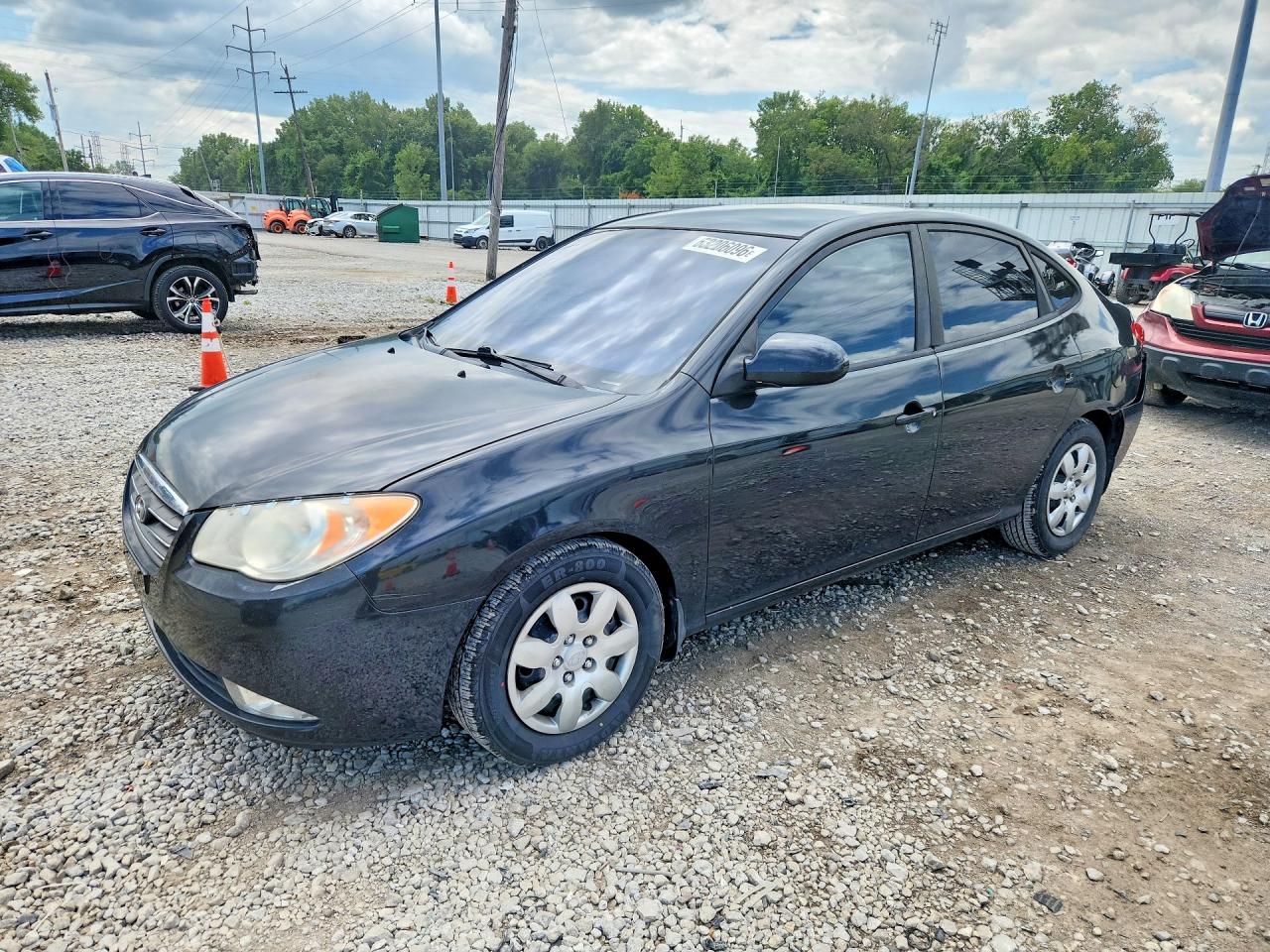 2009 Hyundai Elantra GLS, VIN KMHDU46D59U599745 — Зад