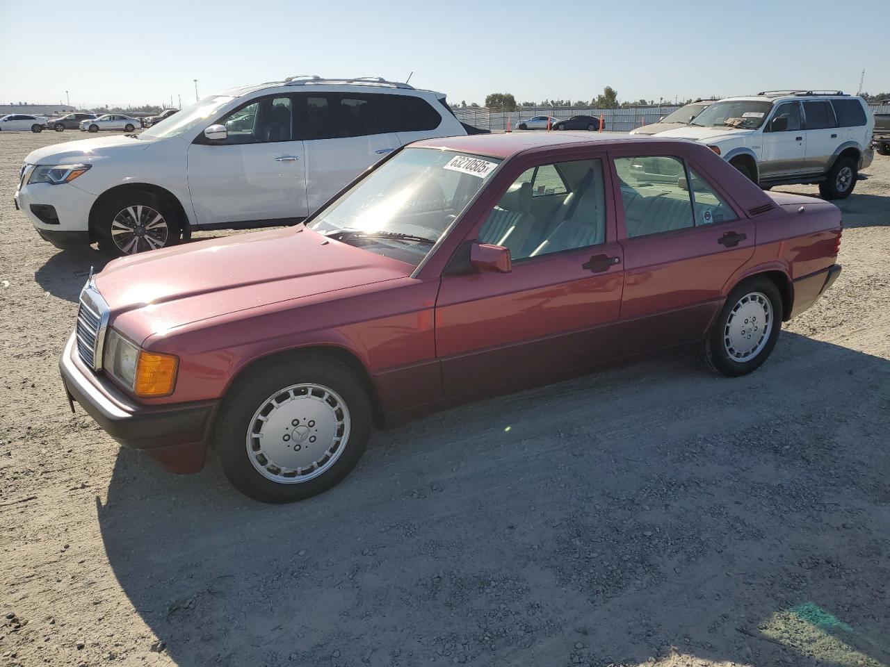 1991 Mercedes-Benz 190, VIN WDBDA29D6MF855688 — Minor dents and scratches