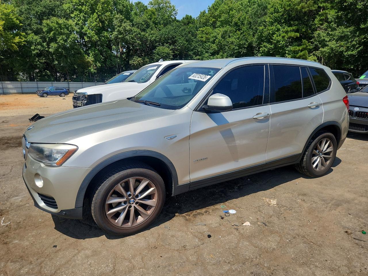 2015 BMW X3 sDrive28i, VIN 5UXWZ7C50F0F76228 — Rear end