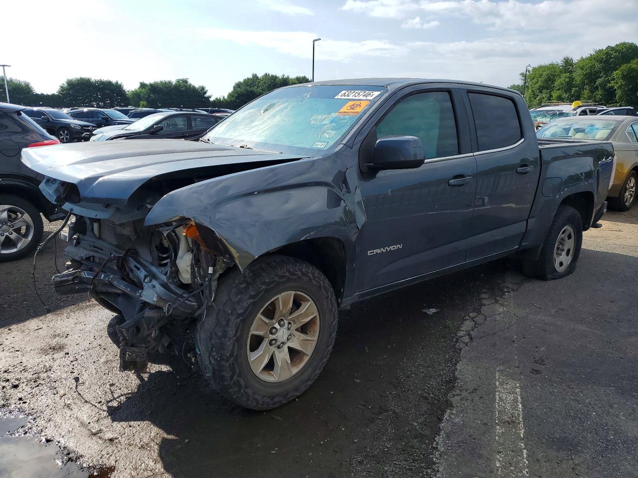 2016 GMC Canyon 2WD SLE, VIN 1GTG5CE33G1257713 — Front end
