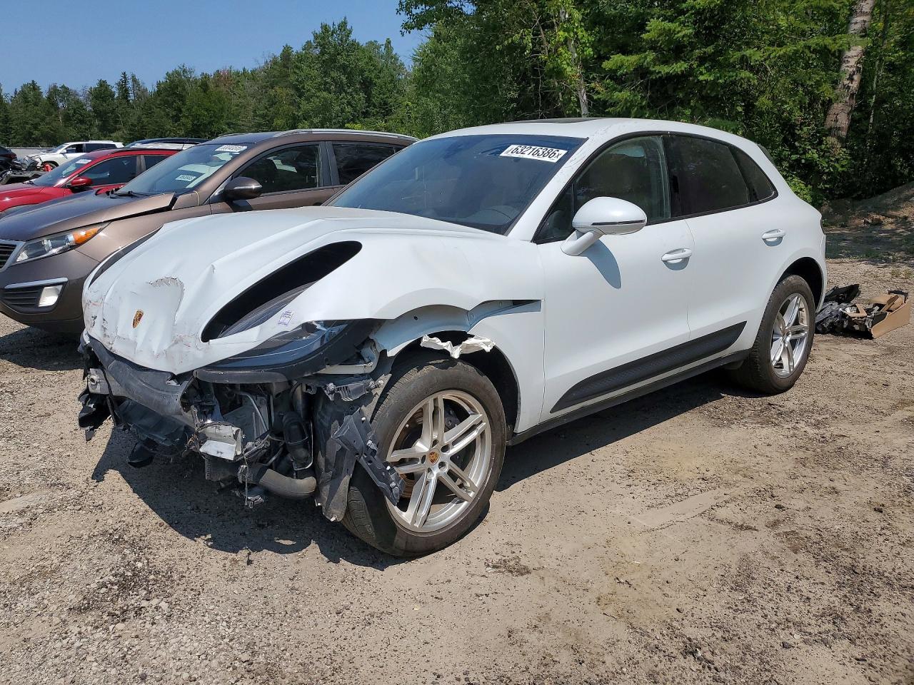2022 Porsche Macan, VIN WP1AA2A53NLB05708 — Prior damage history
