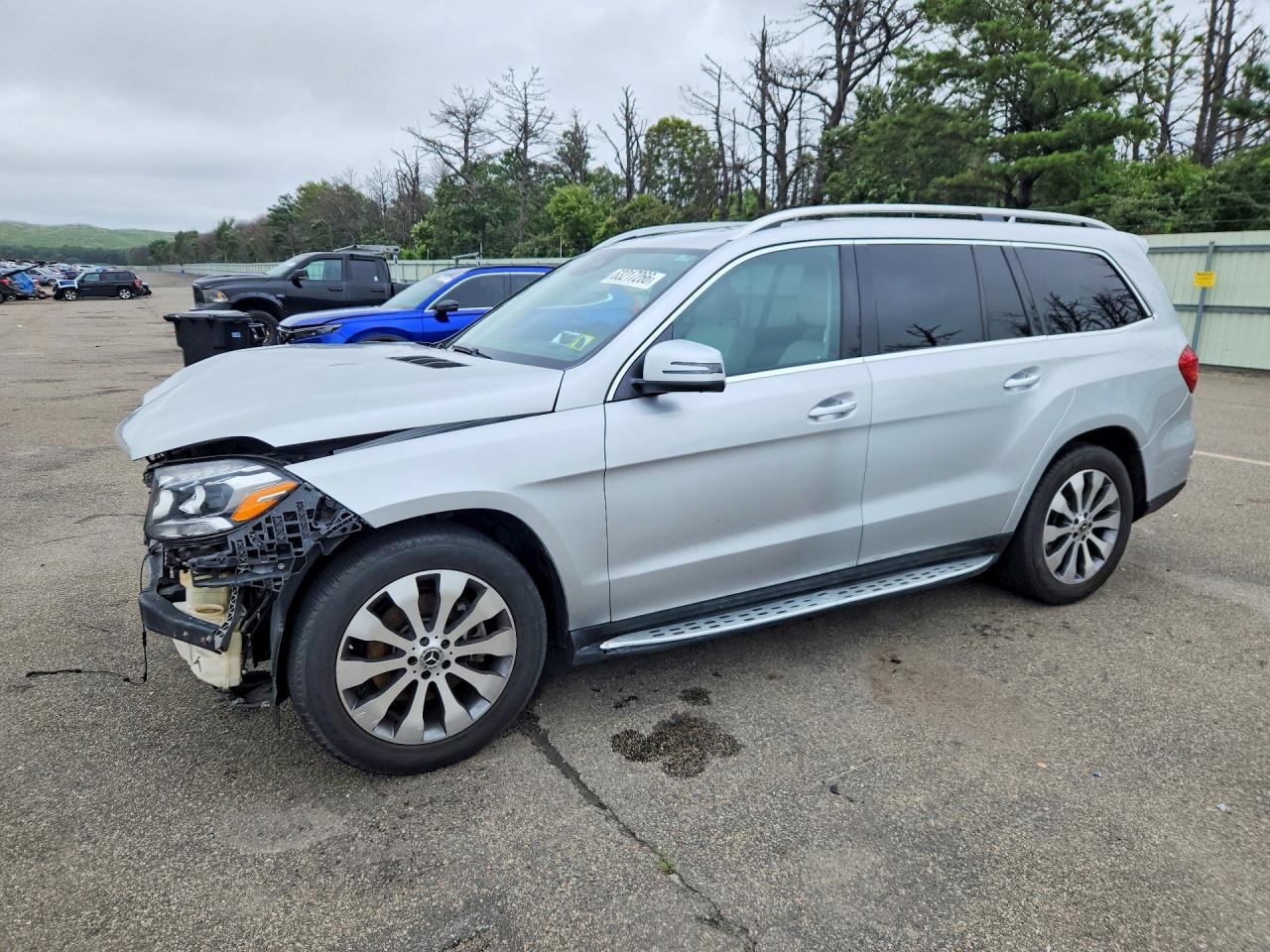 2018 Mercedes-Benz GLS 450, VIN 4JGDF6EE1JB171316 — Front end