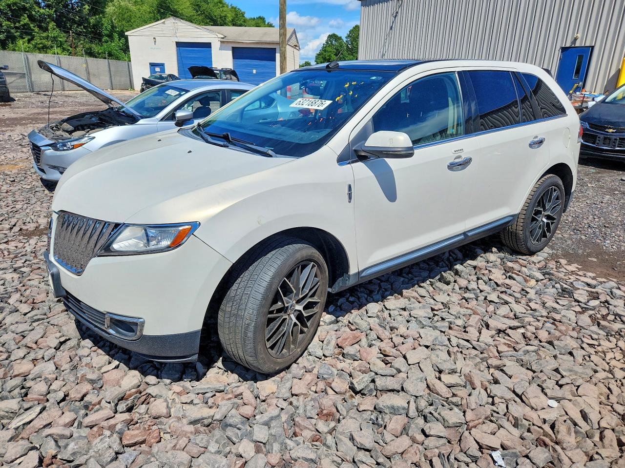 2012 Lincoln MKX, VIN 2LMDJ8JK6CBL13988 — Rear end