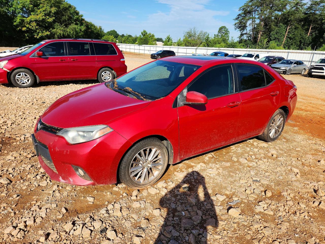 2014 Toyota Corolla S Plus, VIN 2T1BURHE6EC148975 — Normal wear
