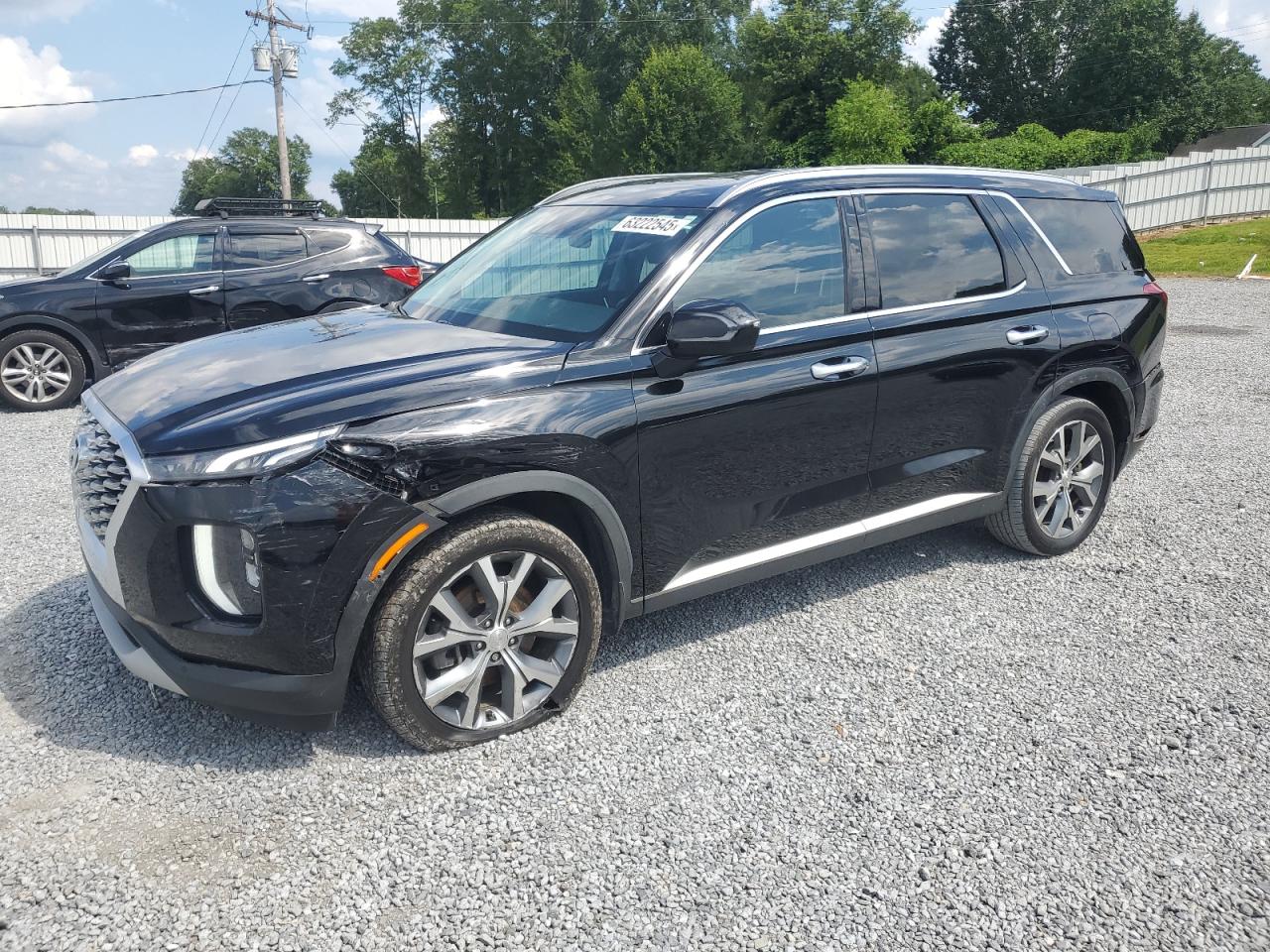2020 Hyundai Palisade SEL, VIN KM8R44HE7LU068677 — Rear end