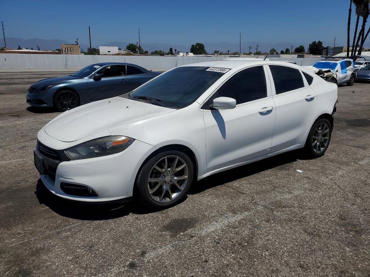 2014 Dodge Dart SXT, VIN 1C3CDFBB3ED833394 — Rear end