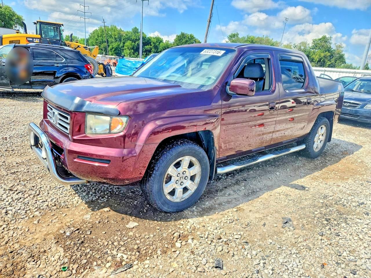 2008 Honda Ridgeline RTL, VIN 2HJYK16538H505619 — Minor dents and scratches